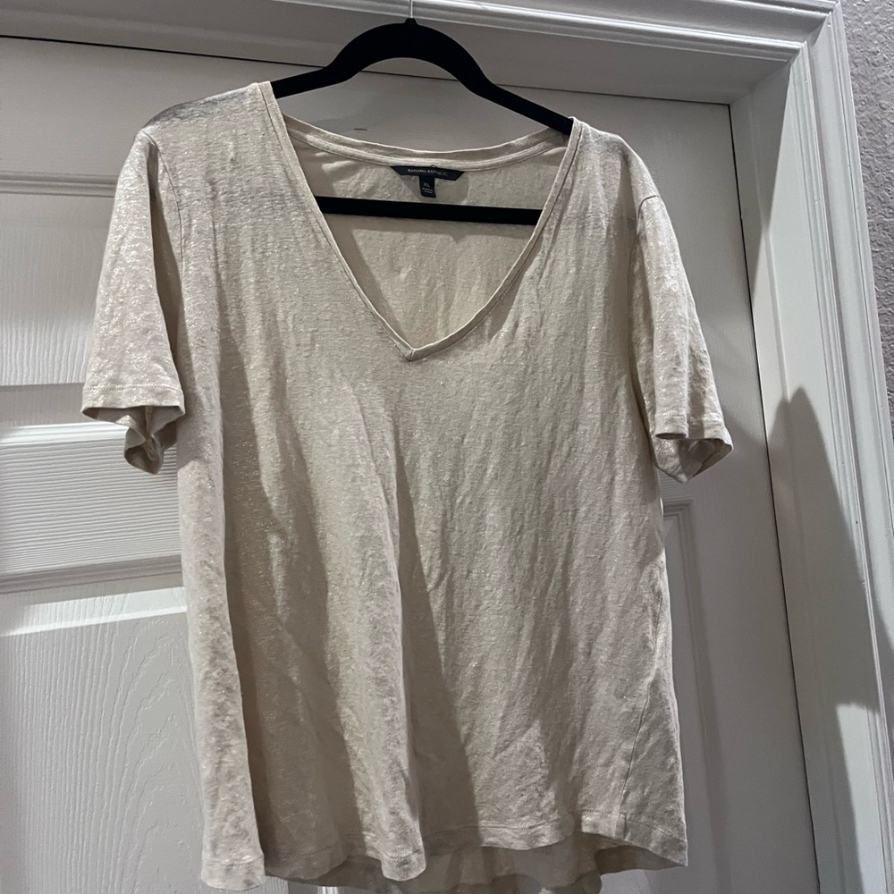 BANANA REPUBLIC - XL Gold Top